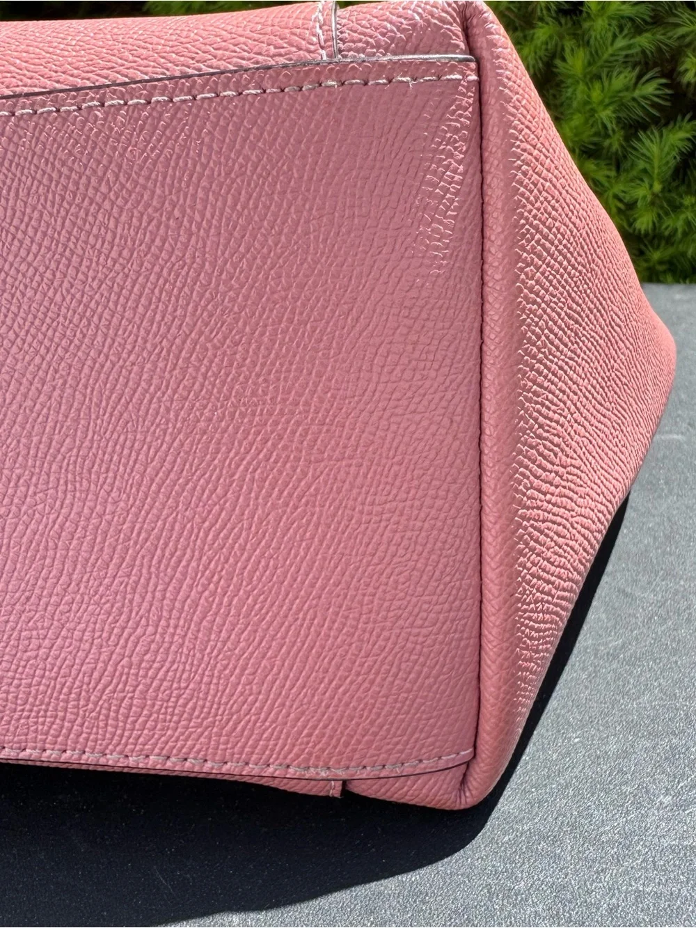 COACH Ava Pink Leather Tote Bag with Gold Hardware - Picture 9 of 11